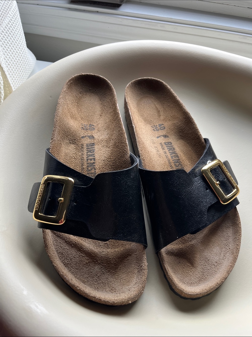 Birkenstock Catalina black sandal size 40